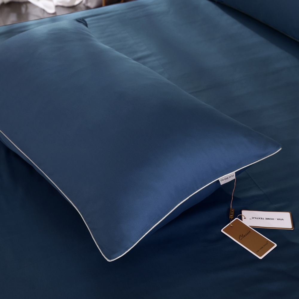 Комплект постельного белья Однотонный Сатин Премиум на резинке OCPR018