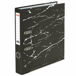 Регистратор А4 5 см СТАФФ Профит черный (272008)