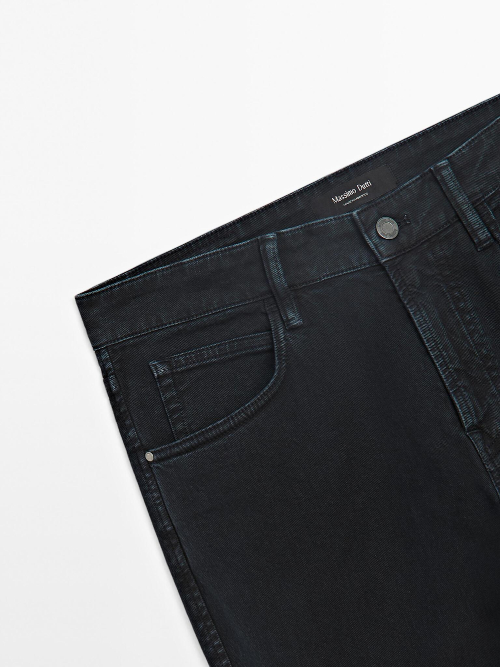 Massimo Dutti Зауженные джинсы, темно-синий