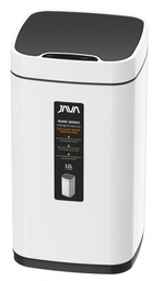 Ведро для мусора СЕНСОРНОЕ (квад. БЕЛЫЙ) 12л. JAVA