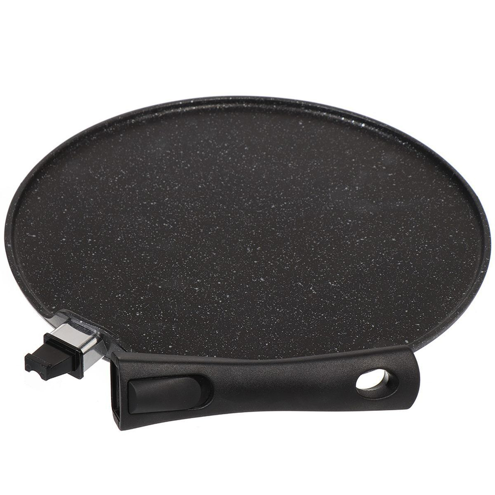 Сковорода-чудушница алюминий, 32 см, антиприг, Kukmara, Темный мрамор, счмт321а, съем руч