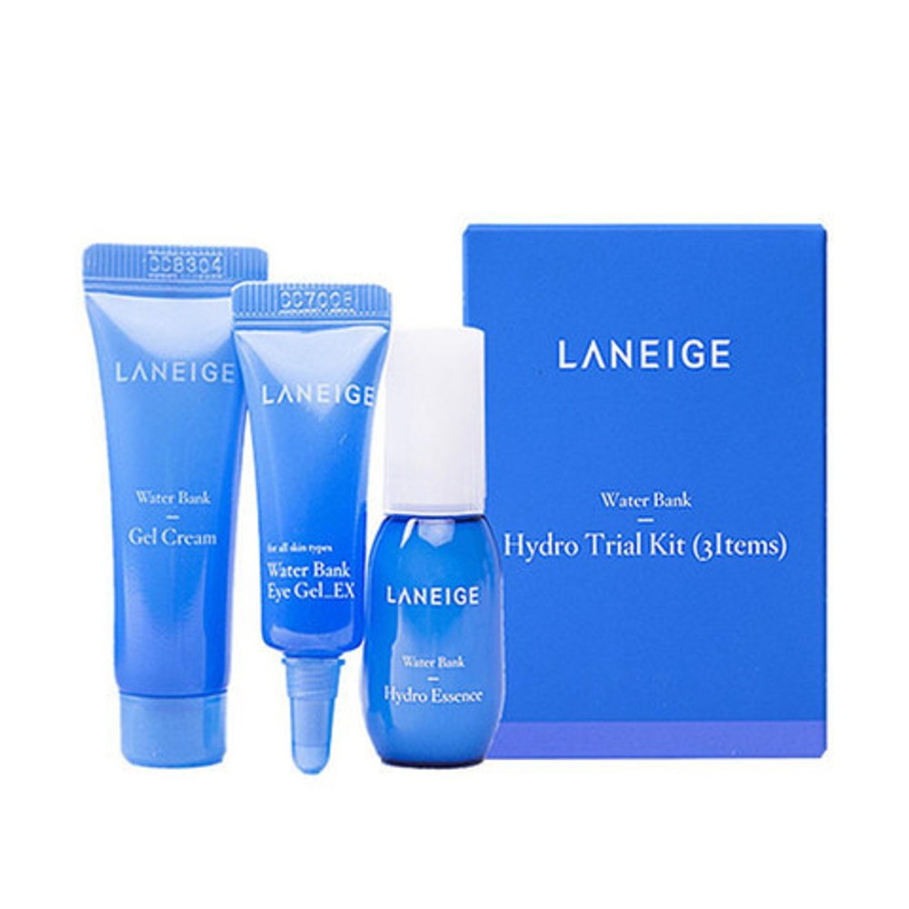Laneige Набор миниатюр увлажняющих средств - Water bank hydro 3 kit