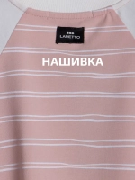 Футболка для девочки укороченная оверсайз