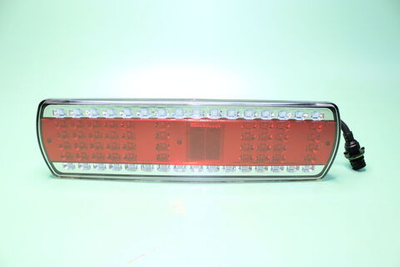 Фонарь задний КамАЗ-5490,6520 светодиодный, байонетный разъём с проводом, левый [69-01]