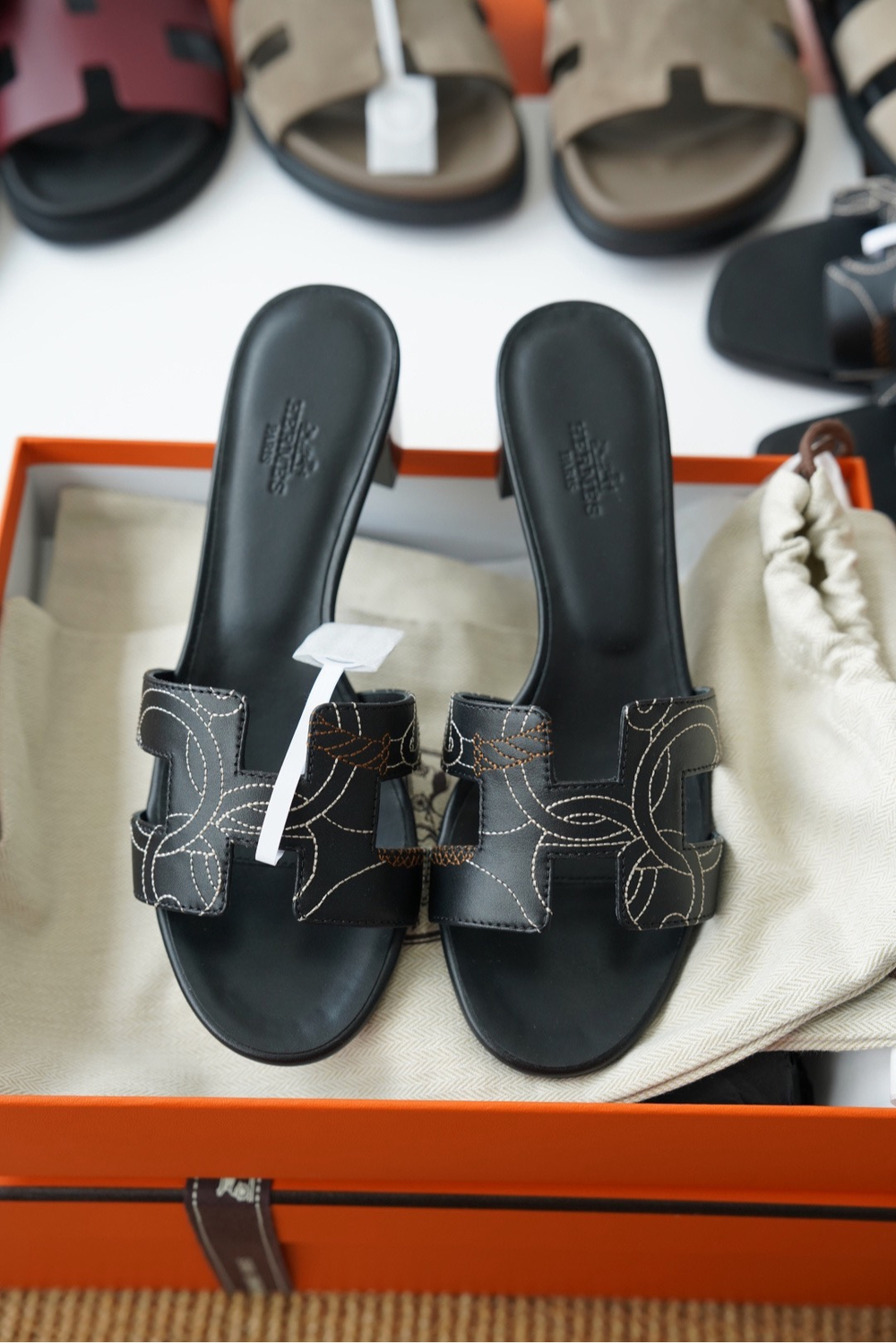 Мюли из натуральной кожи