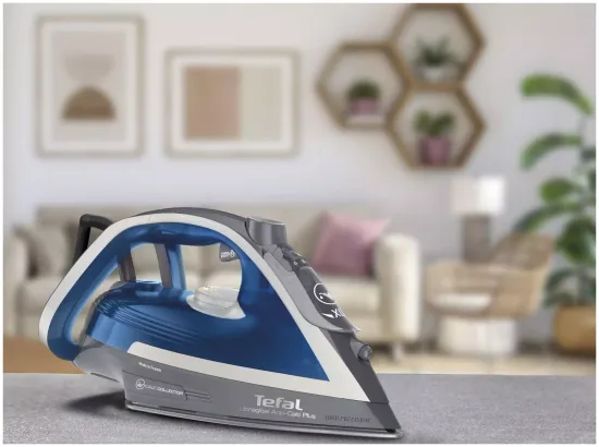 Утюг Tefal FV6842E0, Слоновая кость - синий