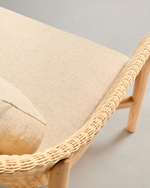 Кресло Galea из тикового дерева и синтетического ротанга