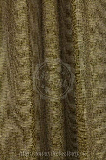 Шторы для кухни: Мелани (S113-1) - (145х250)х2 см. - горчичный