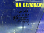 Стекло двери передней левой TOYOTA COROLLA 1999