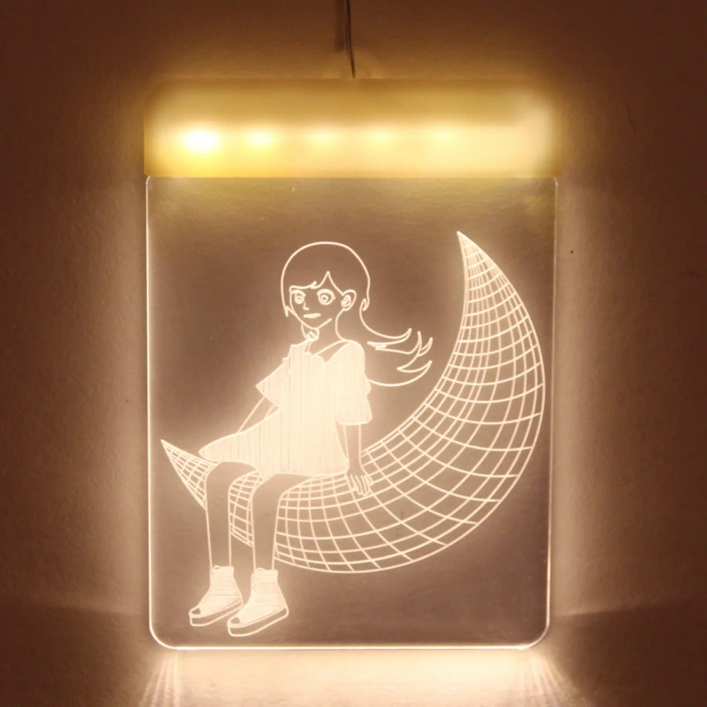 Гирлянда для дома БАХРОМА ш2,0м* в90/70см 36 ламп LED «3D Фантазия»,8 реж., с пультом Д/У, IP-20, Теплый белый (USB)