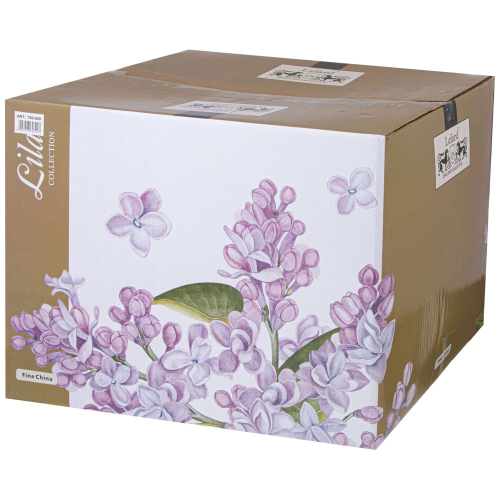 СТОЛОВЫЙ СЕРВИЗ LEFARD "LILAC" НА 6 ПЕР. 23 ПР. (КОР=1НАБ.)