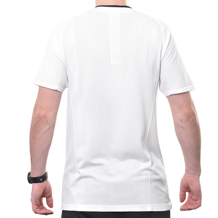 Теннисное поло Wilson Players Seamless Zip Henley 2.0 - bright white