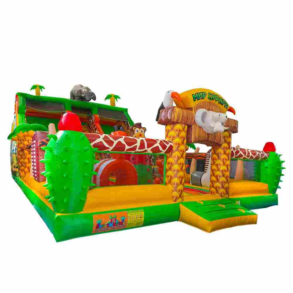 Коммерческий надувной батут «Сафари Ультра», 14*8*7,5