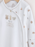 Комбинезон / Cлип и шапочка в комплекте для малышей Next W70-131, Белый