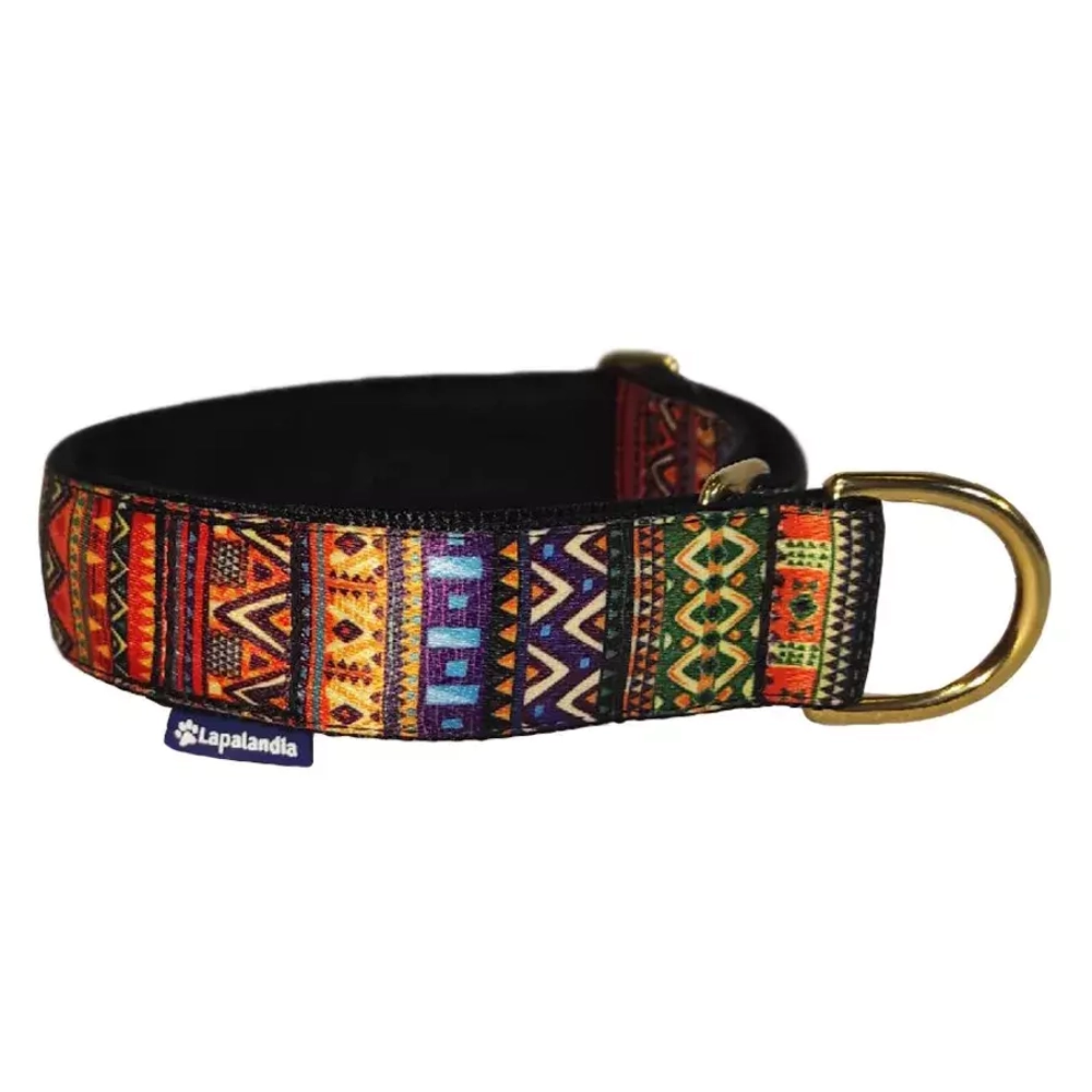Широкий ошейник полуудавка для собак Этно  Lapalandia 40 мм