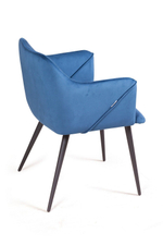 Стул MONE, бархат синий 29