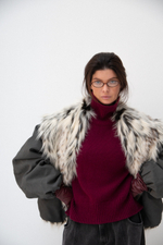 Куртка с эко-мехом FINN