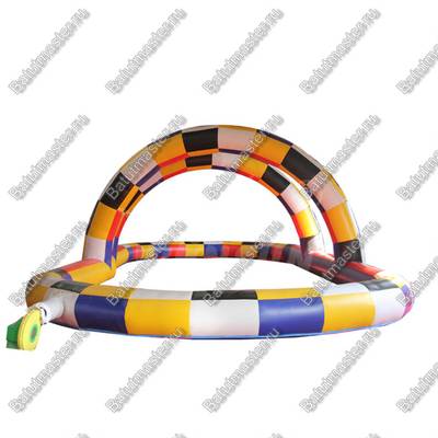 Надувная трасса "Овальная 2", 8*8*2,5 м