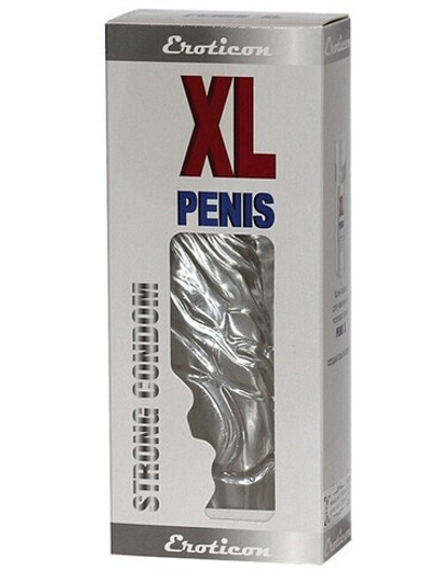 Насадка Strong Condom Penis XL (Цвет: прозрачный)