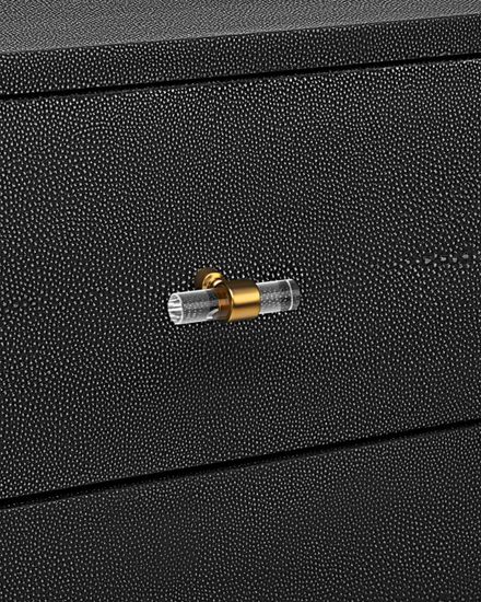 Тёмно-серая прикроватная тумба “Берк”