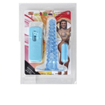 Спиралевидный анальный стимулятор с вибрацией Spiral ( 16 см , синий ) (Цвет: синий)