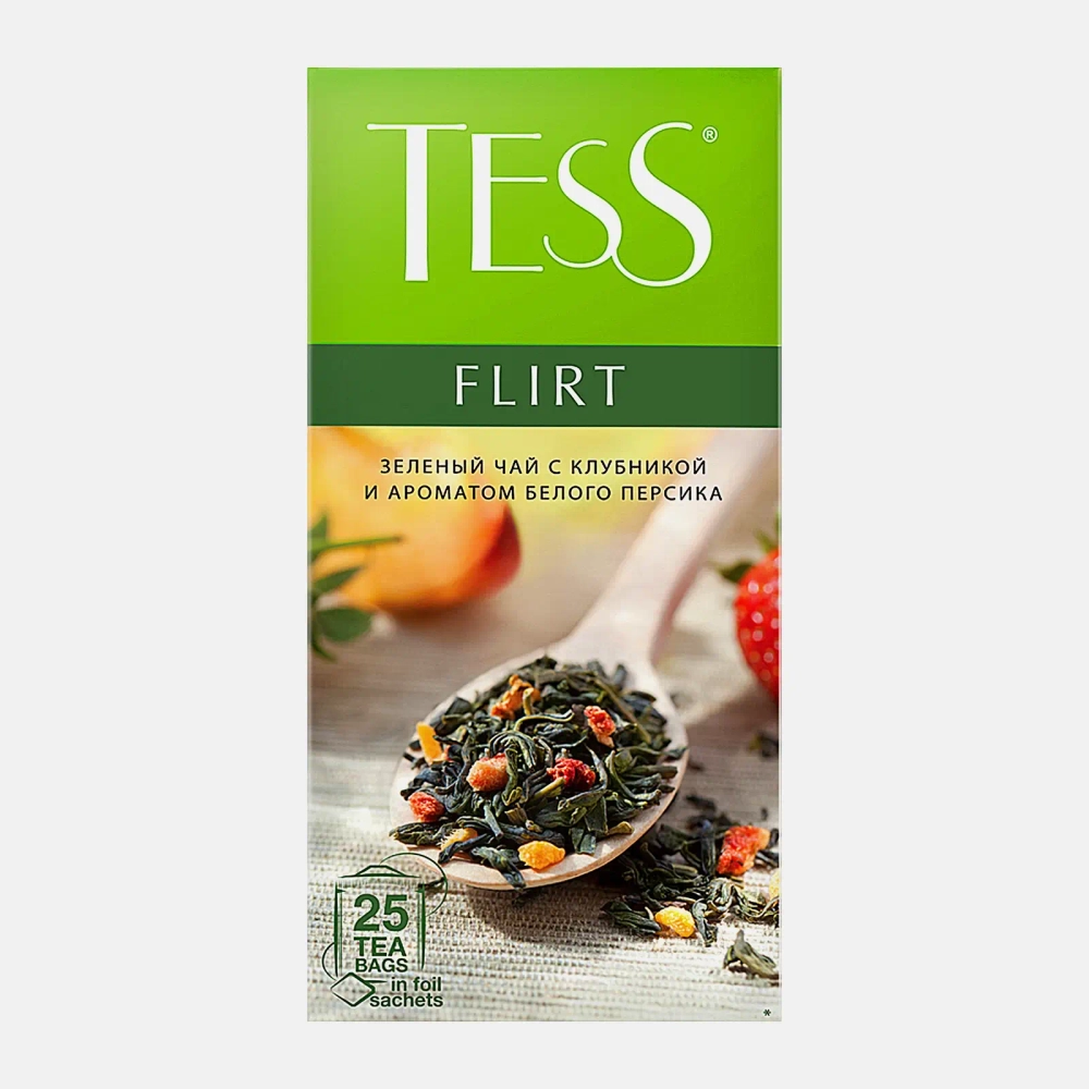 Чай зеленый Tess Flirt 25пак 37.5г