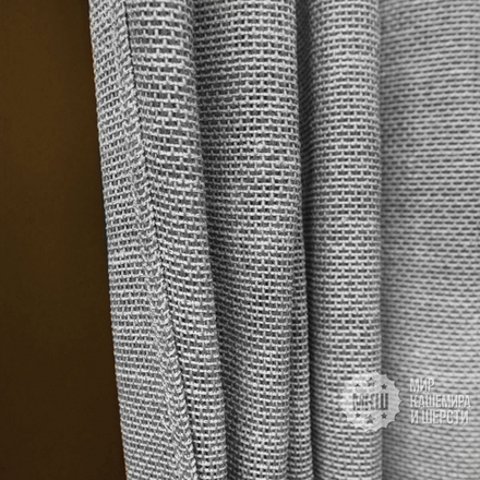 Легкиее шторы из сетки ДЖЖУД (арт. BL01-276-07) - (140х270)х2 см. - серые