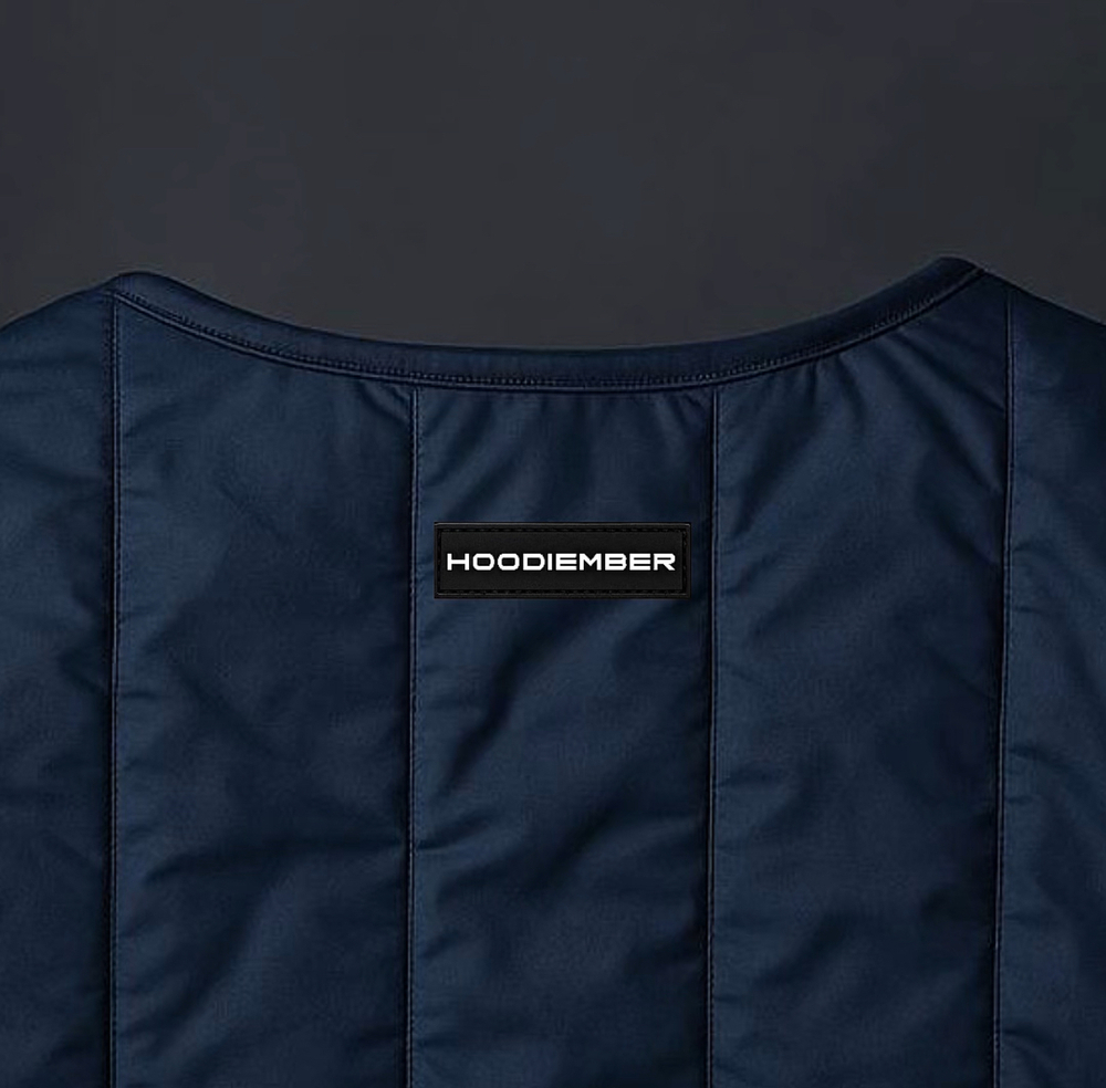 Hoodiember navy blue / pocket