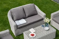 "Кон Панна" лаунж-зона из искусственного ротанга, цвет бежевый