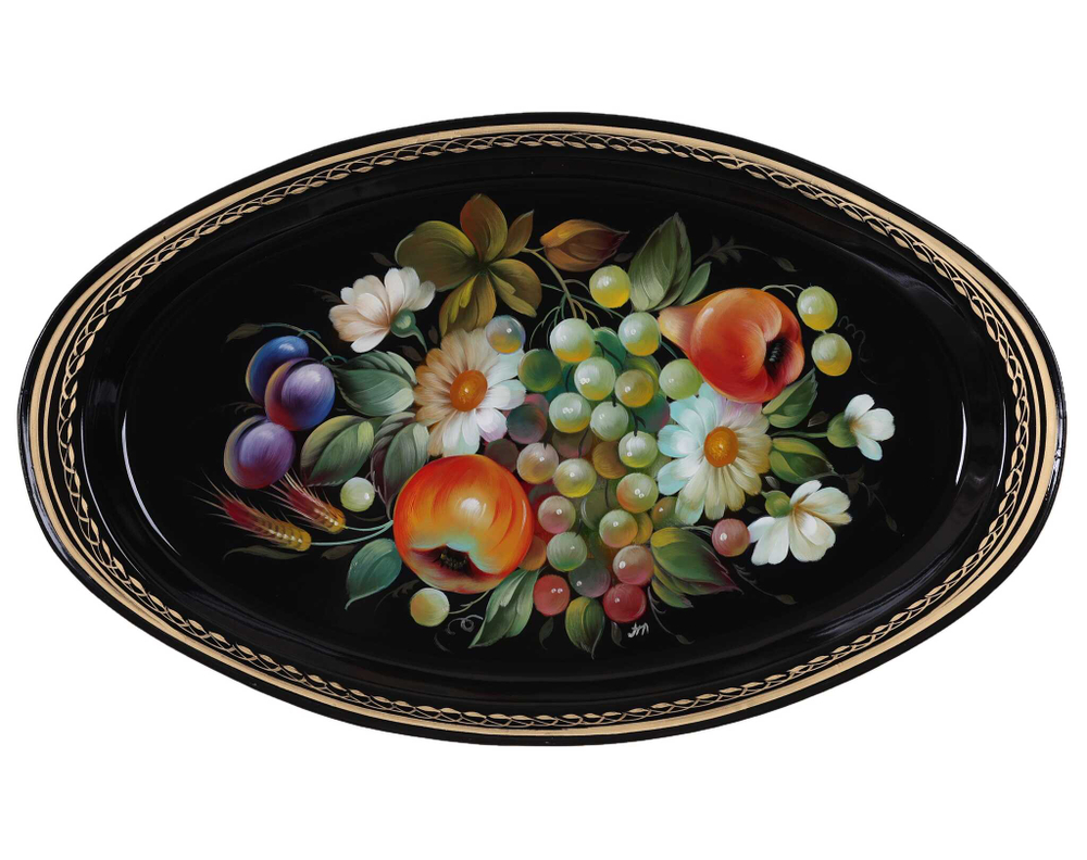 Zhostovo metal tray A17D28022588