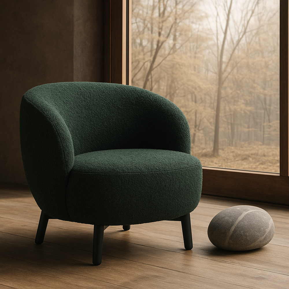 Дизайнерское кресло OWL букле