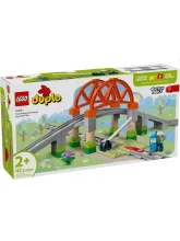 Конструктор DUPLO 10426 Железнодорожный мост и рельсы