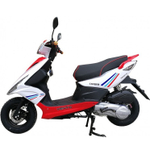 Скутер VENTO CORSA 49 cc (150) + сигнализация с автозапуском  цвет RED/WHITE