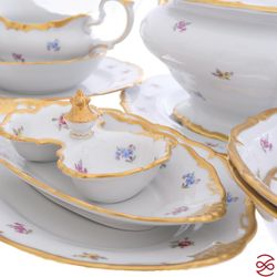 Столовый сервиз Queen's Crown Мелкие цветы на 6 персон 26 предметов (без супника)