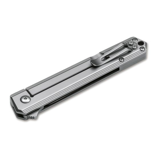 Складной нож Boker 01BO269 Kwaiken Flipper Framelock c клинком из стали D2, рукоять Stainless Steel