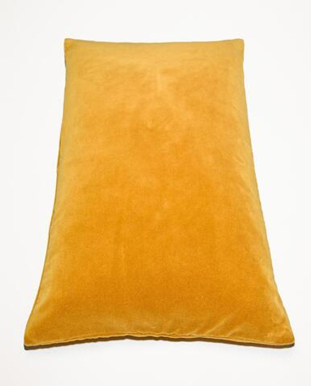 Zara Home наволочка декоративная из хлопка, горчичный, 30x50 см