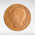 Italy 10 Centesimi 1923 R "Victor Emmanuel III", XF