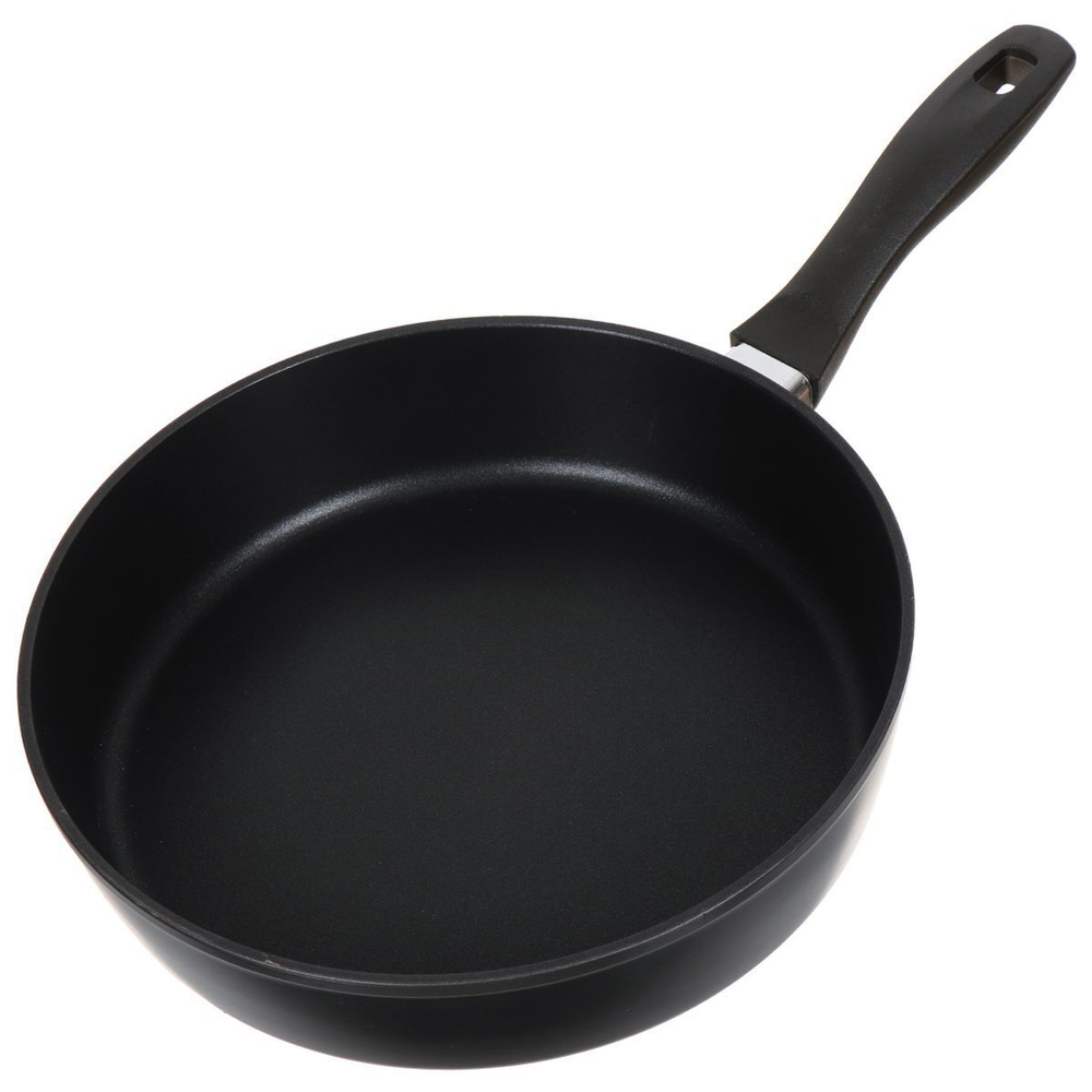 Сковорода алюминий, 28 см, антиприг, Daniks, Викинг, DFP-28-BLK-IND, индукц