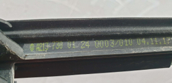 Молдинг двери задней левой Mercedes E (W213) 16-нв Б/У Оригинал A2137300124
