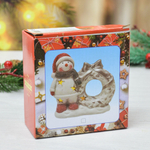 Сувенир новогодний с подсветкой "Дед Мороз" 10*6*12см, батарейки в комплекте