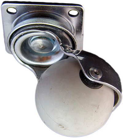 Ролик мебельный 552L шарик на площадке d=50мм (50кг)