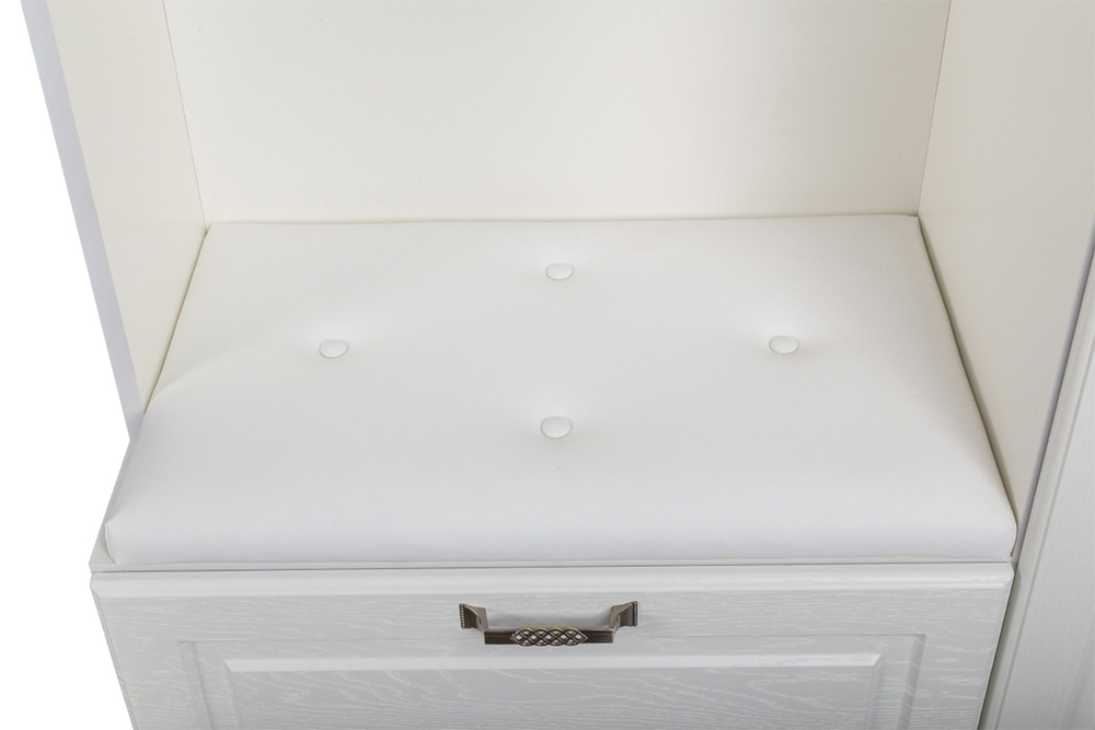 Шкаф комбинированный Ливерпуль 13.21, Белый, Ясень ваниль