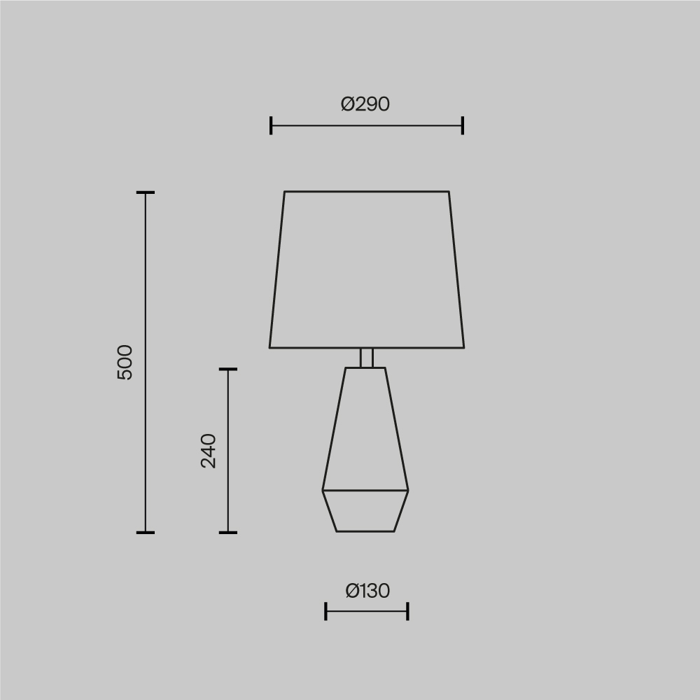 Настольный светильник Maytoni Z181-TL-01-B