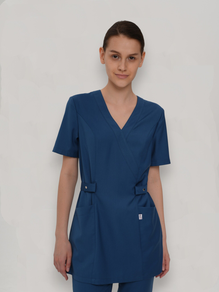 Блуза медицинская женская | Бл-377 3/4 статус премиум