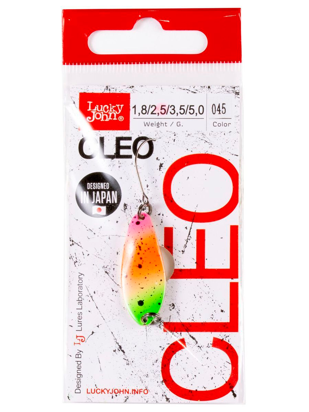 Блесна колеблющаяся Lucky John CLEO длина 34мм/3,5г 051