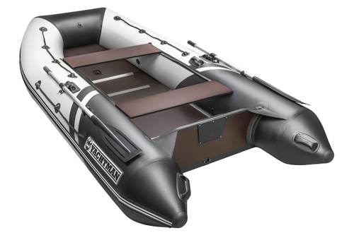 YACHTMAN-320 СК (Яхтман) белый-черный (лодка ПВХ под мотор с усилением)