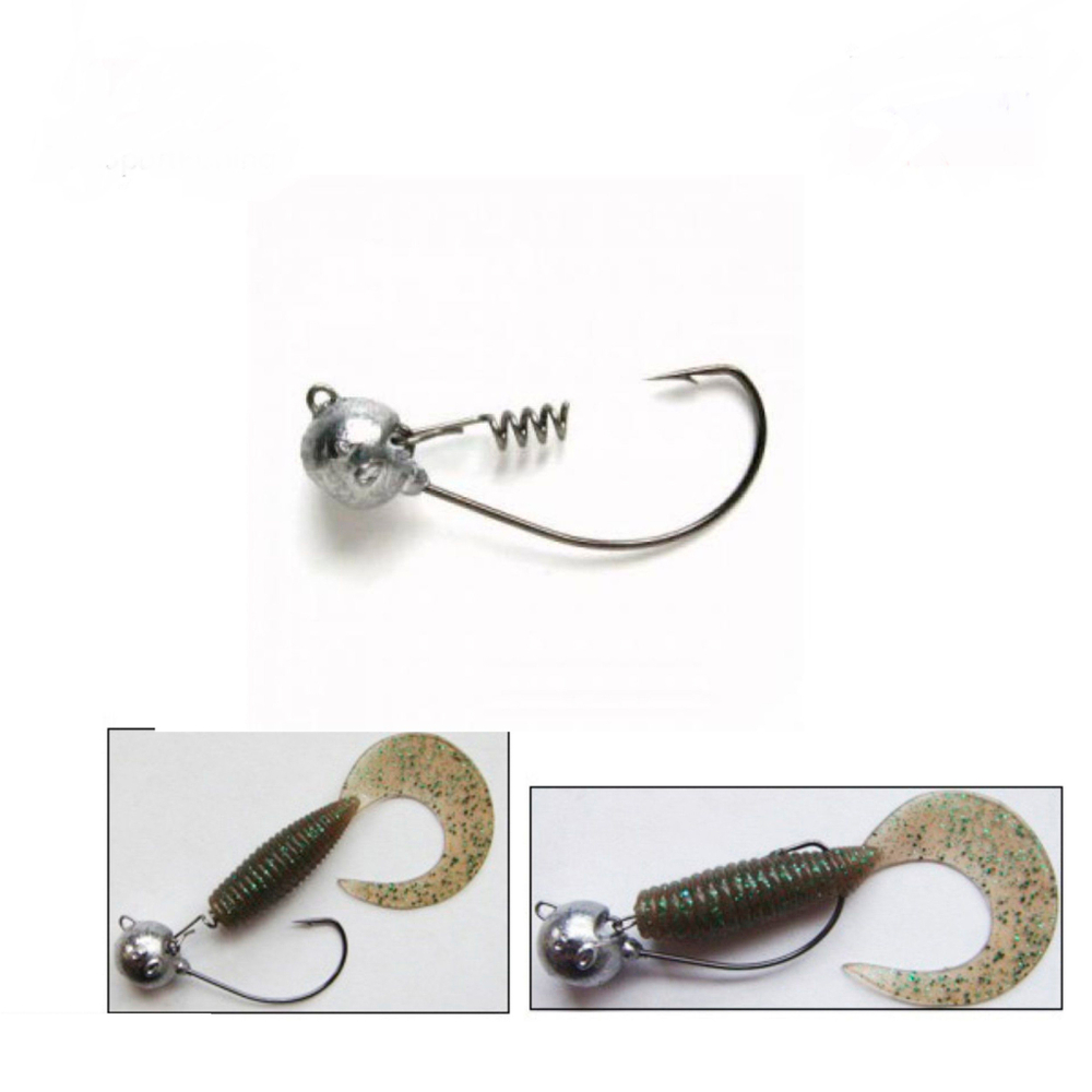 Джиг-головка с пружиной №4