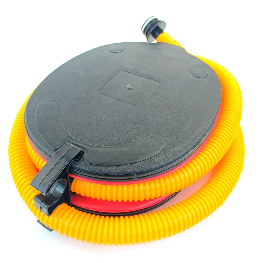 Насос ножной ПВХ Премьер 5л, желтый шланг