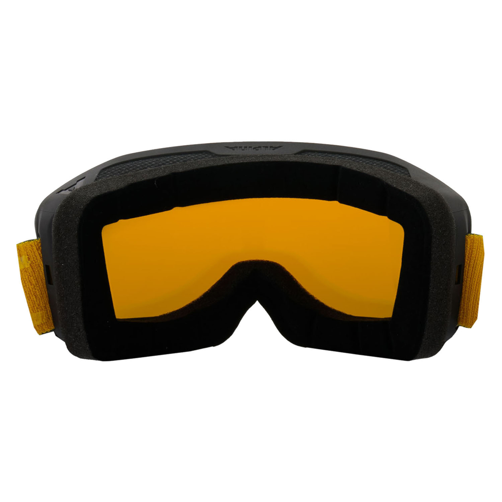 2025 Маска ALPINA Nendaz Q-Lite Black-Yellow Matt/Q-Lite Red кат. 2