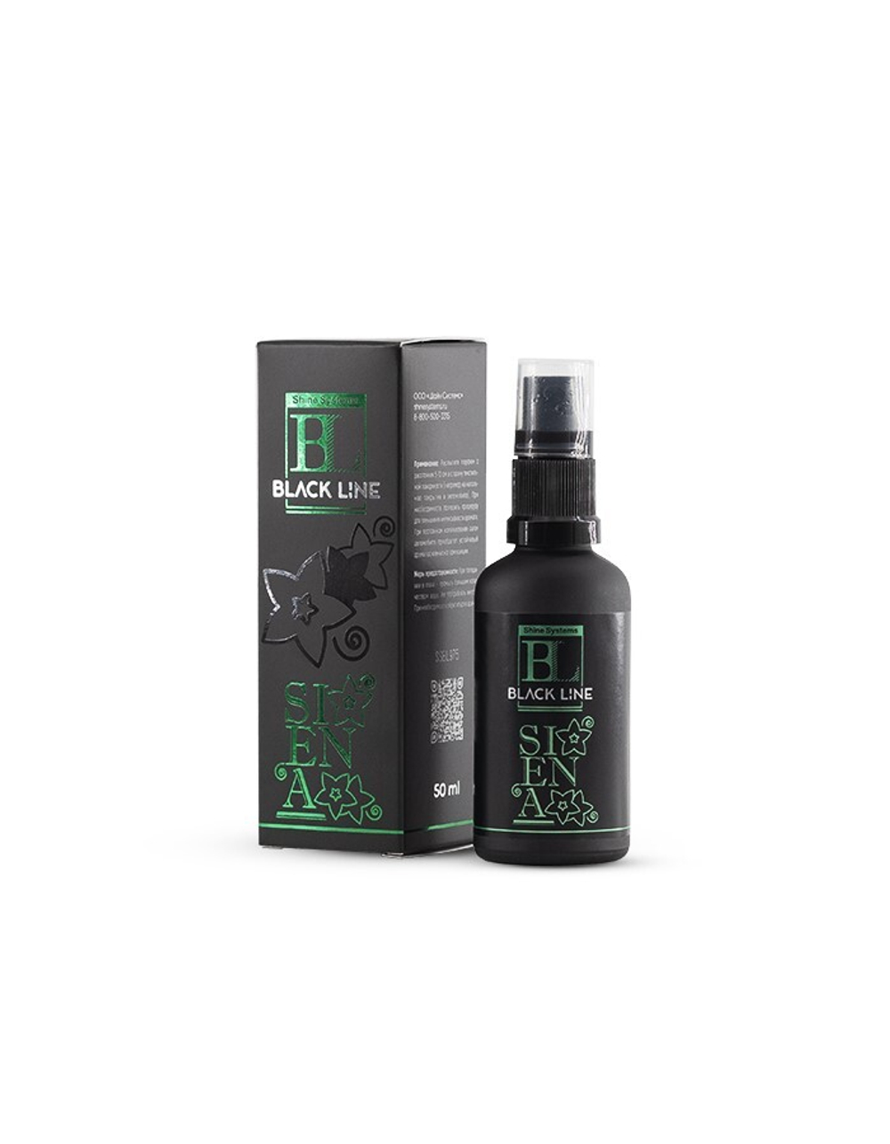 Shine Systems Black Line Siena - ароматизатор для авто и дома, 50 мл